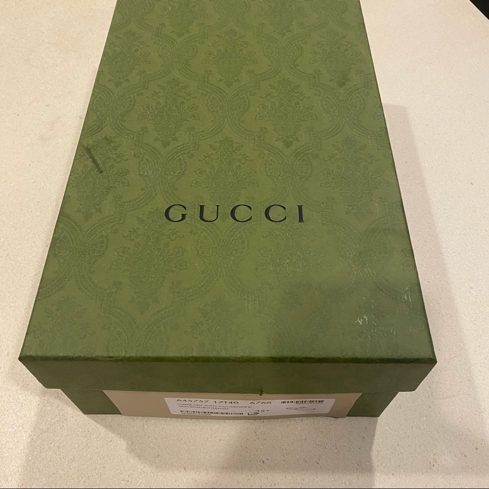 SOLD on RR ⭐️ GUCCI Horsebit Shearling-Lined Leather Mule Flat Slippers NWOT - Picture 7 of 16